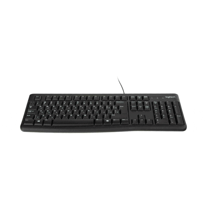 Logitech-K120-Wired----Keyboard-With-Persian-Letters