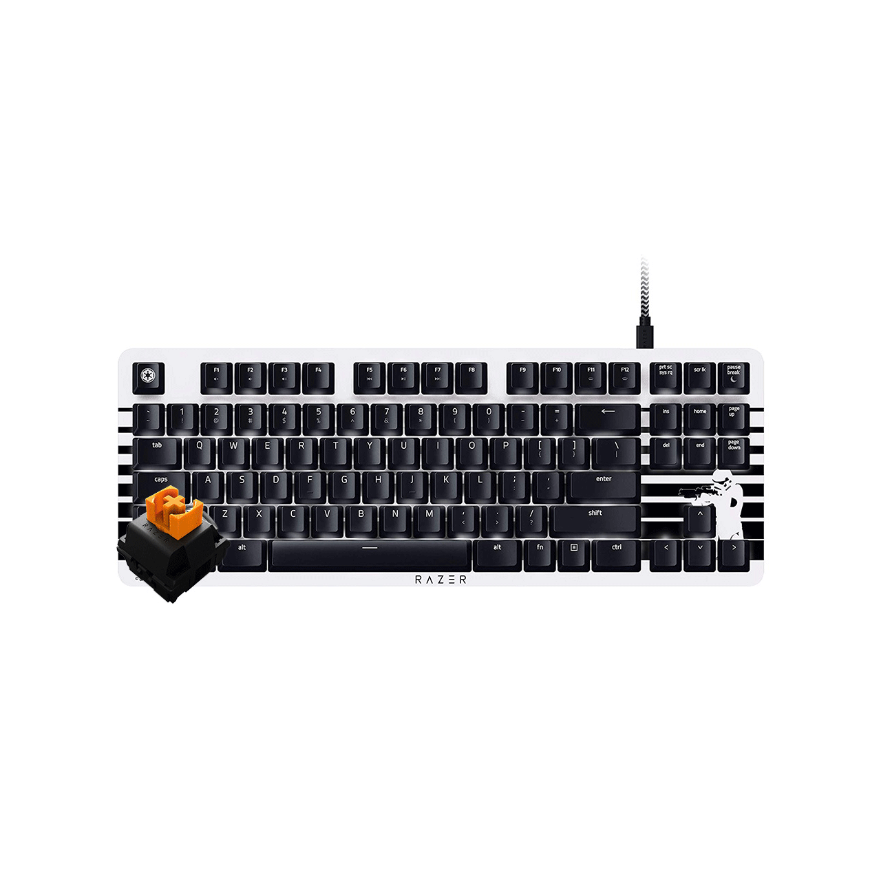 Razer-BlackWidow-Lite-Stormtrooper-Silent---Orange-Mechanical-Keyboard