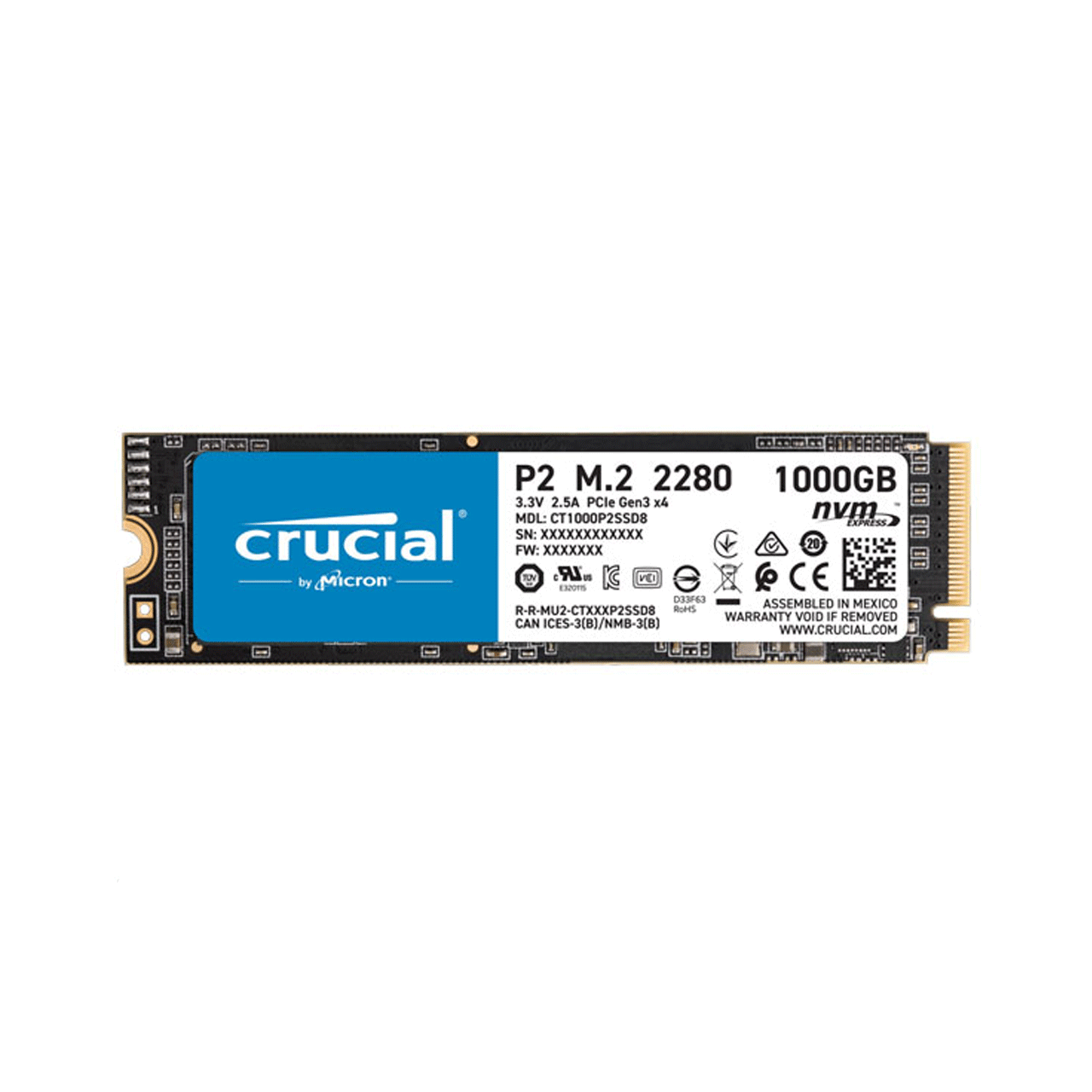 حافظه-SSD-کروشیال-مدل-Crucial-P2-M.2-2280-1TB-PCIe