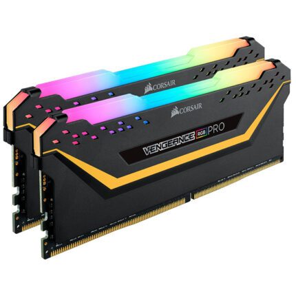 رم DDR4 دسکتاپ 32 گیگابایت 3200Mhz CL16 کورسیر مدل VENGEANCE RGB Pro TUF Edition دو کاناله