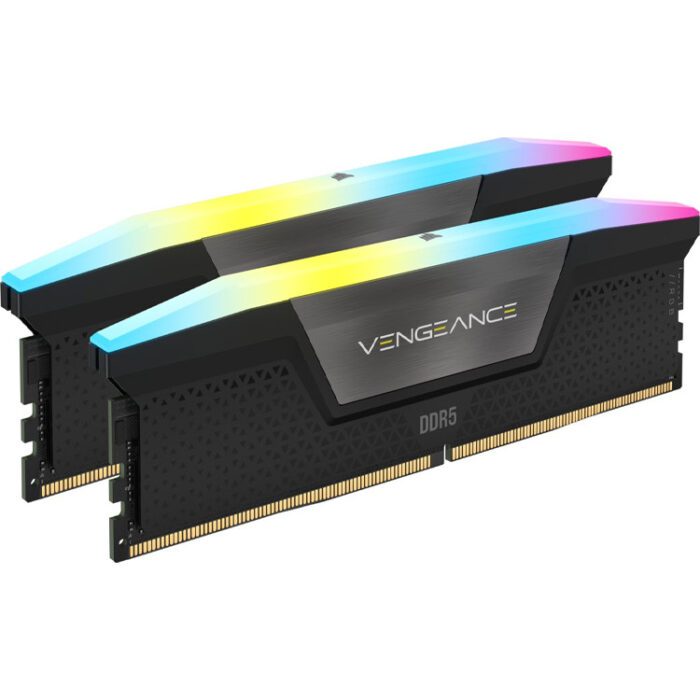 رم دسکتاپ DDR5 دو کاناله 7000 مگاهرتز کورسیر مدل VENGEANCE RGB ظرفیت 32 گیگابایت CL34