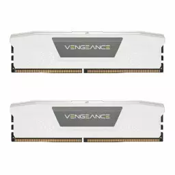 رم کورسیر VENGEANCE 32GB 16GB×2 5200MHz CL40 DDR5 White